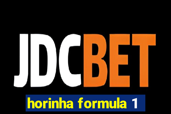 horinha formula 1